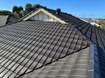 Close up shot of a roof during one of our pre-purchase building inspections